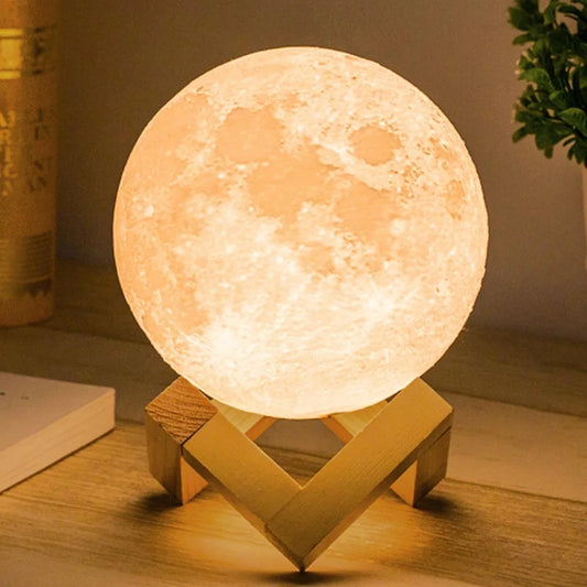 3D Moon Lamp Night Light