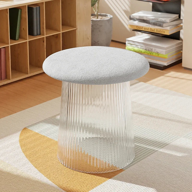 Acrylic Creative Mushroom Stool