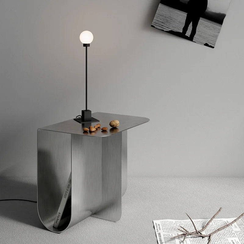 Mini Stainless Steel Sofa Side Table