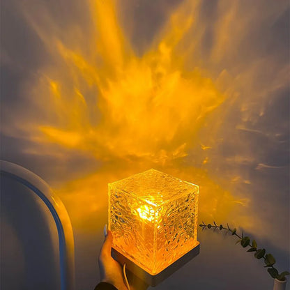 Cube Colorful Crystal Lamp LED