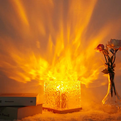 Cube Colorful Crystal Lamp LED